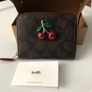 Coach Cherry Resin Wallet